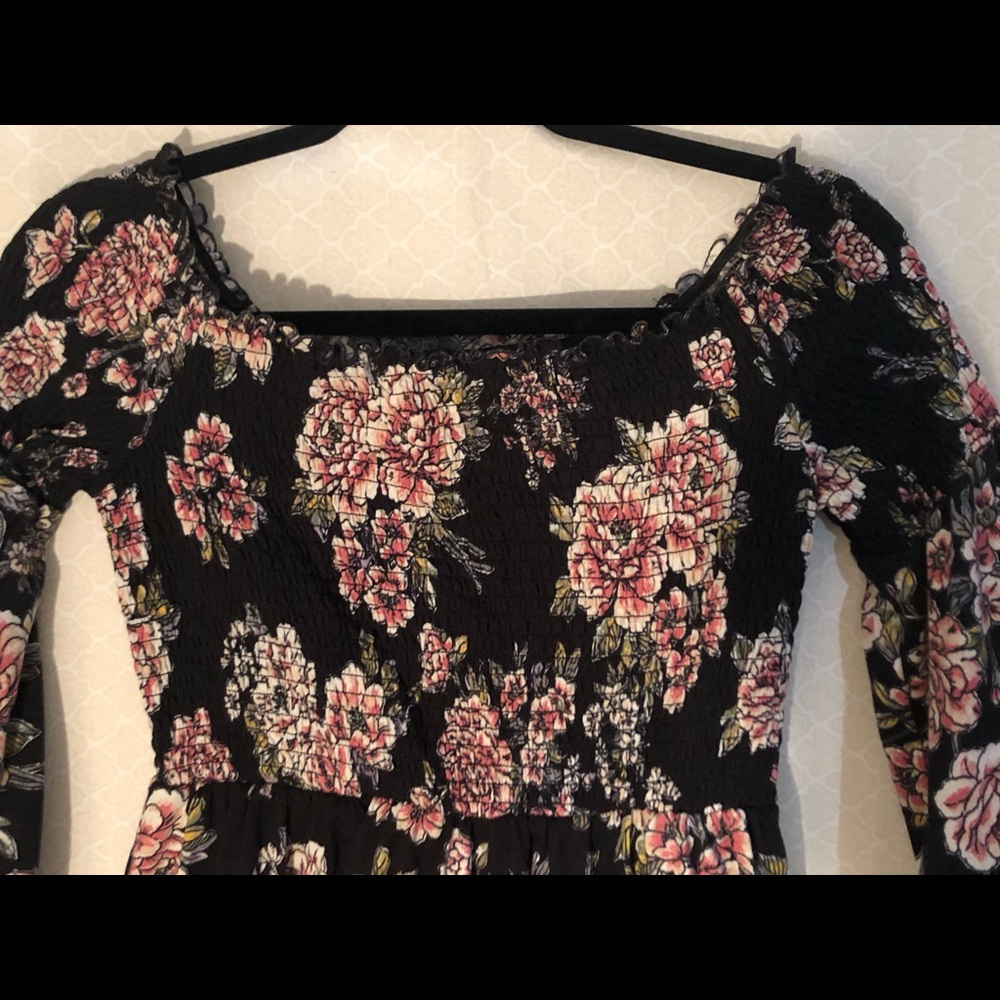 Xhilaration- Floral Peasant Dress